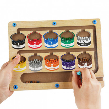 Montessori magnetická hra pro třídění barev