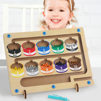 Montessori magnetická hra pro třídění barev