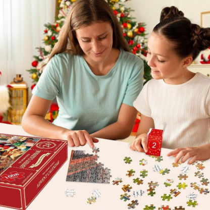 Adventní kalendář puzzle (1008 ks)