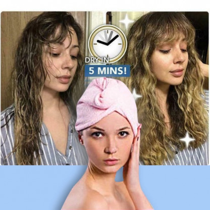 Ručník pro rychlé sušení vlasů