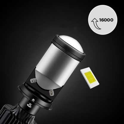 2x H4 LED světlomet s ostrou hranou světla – RoadBeam