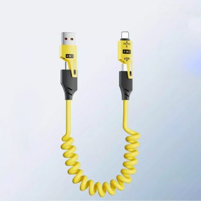 Chytrý multifunkční nabíjecí kabel 4v1 – FlexiCharge