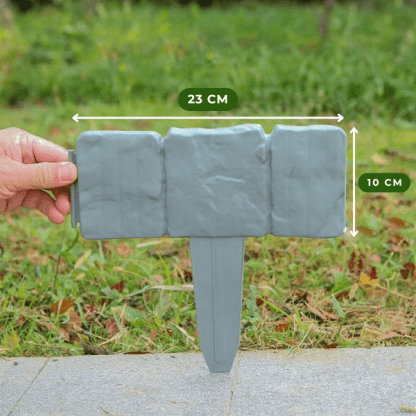 10x Zahradní obrubník s kameným vzhledem – StoneEdge