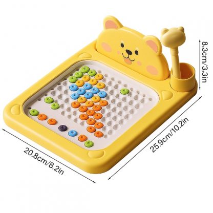 Magnetická tabule TEDDYART + podložka se vzory